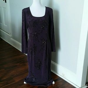 Night dress beaded